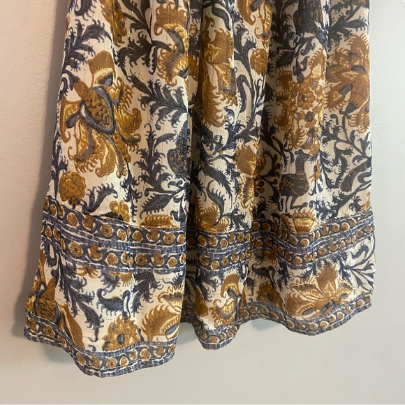 Lucky Brand Brown and Tan Smocked Camisole - Picture 2 of 6